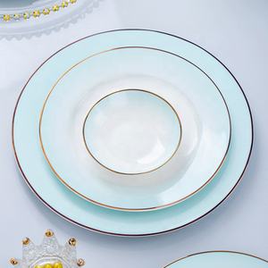 European-style Gold-edged Bone China Tableware for Household Use - Product Image 6