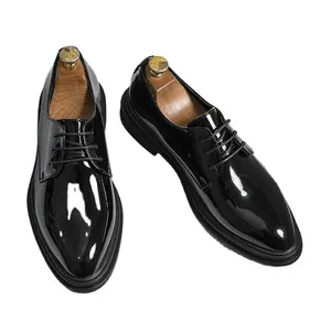 High Gloss Formal Men Shoes Officer Men Dress Shoes Men Leather Shoes