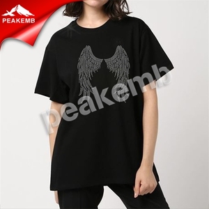 Transfert thermocollant Ailes d'ange en strass pour T-shirt - Product Image 5