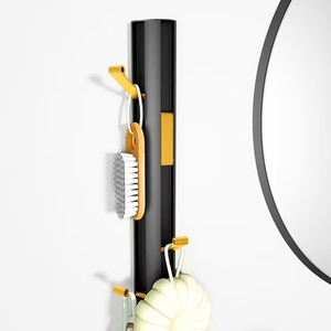 Tube de suspension de vêtements en acier inoxydable <span class=keywords><strong>au</strong></span> design moderne tige de tuyau murale double manteau rustique crochet de tige de tuyau de tube suspendu - Product Image 6