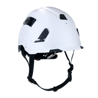 ANT5PPE Ajustable EN397 Tipo I Clase C Ventilaciones de aire Construcción Casco duro ABS Casco de seguridad sin orejeras Faro y viseras
