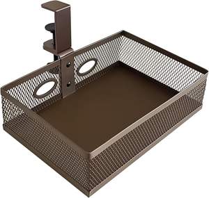 Tiroirs de rangement de <span class=keywords><strong>bureau</strong></span> en matériau PC à un étage rotatif à <span class=keywords><strong>360</strong></span> ° <span class=keywords><strong>Plateau</strong></span> organisateur caché pour <span class=keywords><strong>bureau</strong></span> à domicile Support de tiroir en boîte - Product Image 4