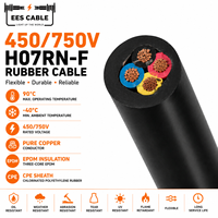 Câble en caoutchouc VDE H07RN-F 450/750V, câble H05RN-F SJTOW SEOOW SJEOOW H07RNF pour appareils électroménagers 16mm 25mm