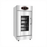 Machine à Fermer la Pâte Électrique en Acier Inoxydable, Porte Simple, 6 Plateaux, Thermostat Réglable, Panier Vapeur, Chauffage à l'Eau