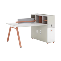 Bureau d'étude en bois pour la maison, bureau d'ordinateur avec étagère de rangement pour chambre à coucher, bureau d'étude et de travail en intérieur