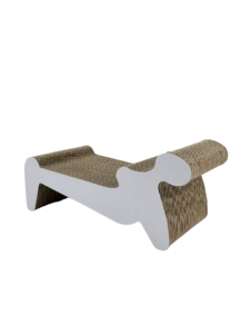 Ecologisch verantwoorde krabpaal voor kittens, van golfkarton, met recyclebaar materiaal. - Product Image 5