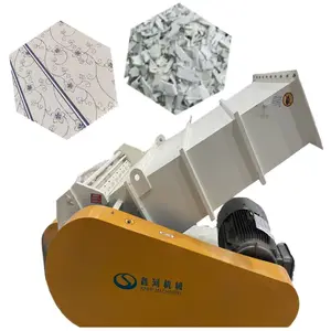 Automatic plastic pvc pe ppr waste recycling crusher machine