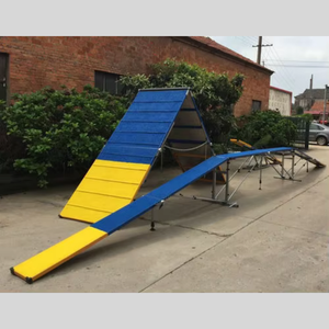 <span class=keywords><strong>Obstacles</strong></span> de chien pliés par marche d'agilité de chien d'acier de 12FT pour la formation - Product Image 1