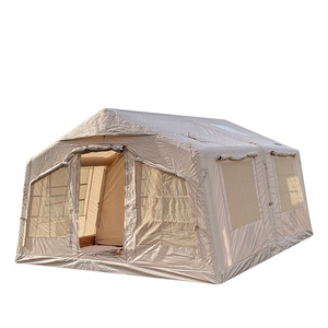 Carpa de Camping Inflable de PVC para <span class=keywords><strong>4</strong></span> Estaciones, Impermeable 3000mm, con Áreas Separadas para <span class=keywords><strong>Dormir</strong></span> y Vivir, para <span class=keywords><strong>4</strong></span>-6 Personas, Carpa Glamping, Oxford 420D - Product Image 6