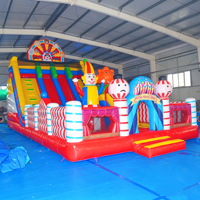 Castillo Inflable con Tobogán, Equipo de Juegos Inflable Grande para Exteriores, Suministro Directo de Fábrica