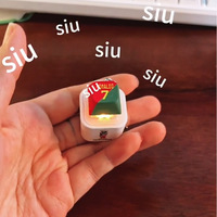 Porte-clés mécanique rechargeable CR7 Football Theme Cup Fidget Clicker Keycap