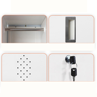 Armoire de rangement pliable en métal moderne pour la maison, le bureau, l'école, l'organisation de vêtements en acier pour la chambre à coucher et l'hôtel