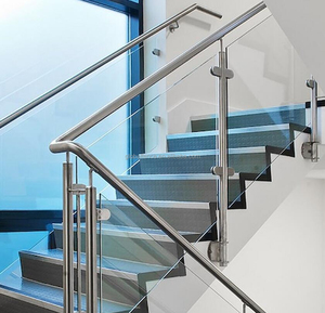 Reilbu Exterior Inox Escalera Balcón Cubierta Escalera <span class=keywords><strong>de</strong></span> <span class=keywords><strong>acero</strong></span> <span class=keywords><strong>inoxidable</strong></span> Tubo <span class=keywords><strong>tubular</strong></span> Tubo Balaustrada Piso Edificio - Product Image 1