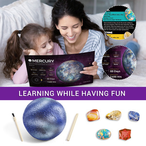 Giocattoli per bambini incredibile set di giocattoli educativi mecury <span class=keywords><strong>planet</strong></span> model dig 5 stone kit scavo e raccolta di rocce - Product Image 2
