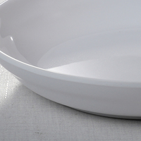 Vaisselle en mélamine colorée, réutilisable, incassable, personnalisable, à motif imprimé durable pour le buffet de l'école