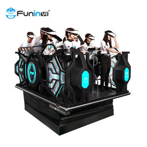 Parc à thème Funin Vr, machine d'aventure virtuelle réelle à rotation 360°, simulateur de tremblement de terre, manège d'amusement à vendre, 9 joueurs - Product Image 1