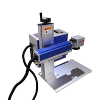 Marqueur laser à fibre refroidi par air, best-seller, pour métal, acier inoxydable et plastique dur |   Contrôle EZCAD, prise en charge DXF/AI