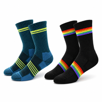 Chaussettes de randonnée en laine mérinos personnalisées, légères et rembourrées, pour la randonnée en montagne, les sports de montagne et la marche sur sentier