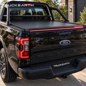 TE Pickup Truck Electric Tonneau Cove Bed Roller <b>Shutter</b> Lid Manual <b>Rolling</b> Tonneau Cover Waterproof Tailbox - Product Image 1