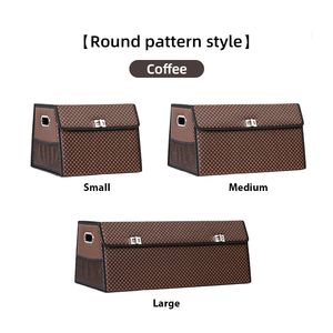 2025 thiết kế hiện đại thời trang da có thể gập lại hình thang xe hộp lưu trữ với công suất lớn - Product Image 2