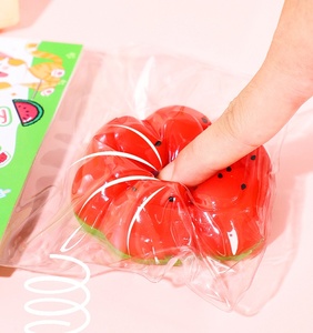 Summer Happy Watermelon Funny Design Anti-Stress Decompression Toy for 5-7 Years Cat Claw Squeeze Toy with Slow <b>Rebound</b> Parties - Product Image 3