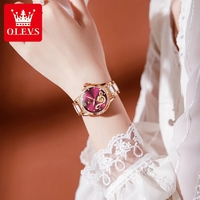 Montre de luxe automatique pour femme en céramique et cuir Hangzhou 6656 avec note musicale - Cadeau