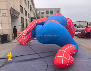 Pallone Gonfiabile Gigante <span class=keywords><strong>di</strong></span> Spiderman in Materiale Oxford con Facile Montaggio e Design Resistente per Decorazioni Esterne - Product Image 2