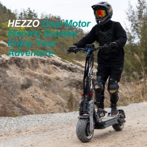 Scooter Eléctrico HEZZO F9, 60V 8000W, Largo Alcance, Potente, Dos Ruedas, Digital, 40AH, Alta Velocidad, Motor Dual, 12 Pulgadas, Impermeable, 150kg - Product Image 3