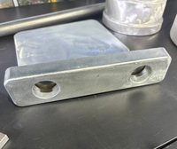 Anodes sacrificiées en cuivre pour la protection contre la corrosion des navires, matériau de base en aluminium, services de soudage et de pliage
