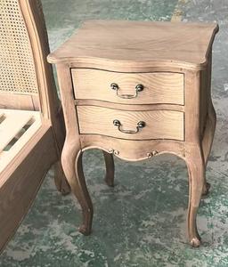 Cama de Madera Maciza Estilo Francés con Ratán, Muebles Elegantes para Dormitorio ZLY-0205, Cama de Madera Maciza con Ratán Tallado Estilo Francés ZLY-0205 - Product Image 2