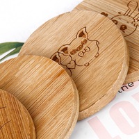 Custom Logo Wooden Hand Pocket Makeup Mirrors Portable Round Eco-friendly Bamboo Pocket Small Beauty Cosmetic Frame Mirror