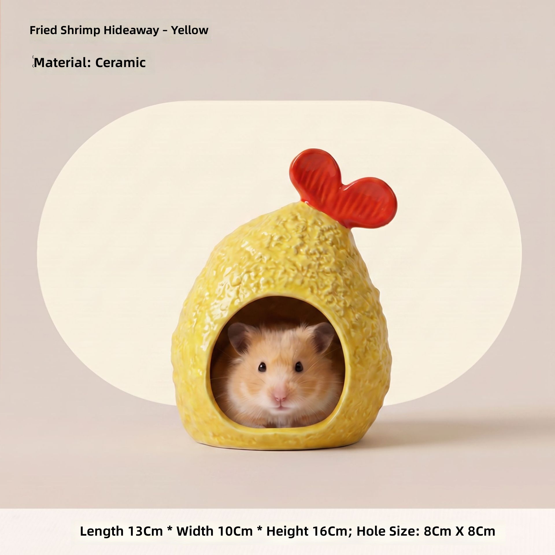 Maison pour hamster aux crevettes frites
