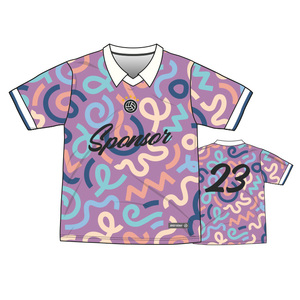 Logo personalizzato Vintage classico maglia da calcio da <span class=keywords><strong>uomo</strong></span> Streetwear t-shirt da calcio stile retrò <span class=keywords><strong>abbigliamento</strong></span> sportivo - Product Image 2