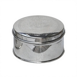 Food Packaging Box High Quality Stainless Steel Kitchen Container and Canister Metal Jar With Airtight <b>Lid</b> Custom Logo - Product Image 1