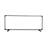 Barrières de tennis de table avec supports en PP Tailles personnalisées et logo PU/ Oxford Cloth