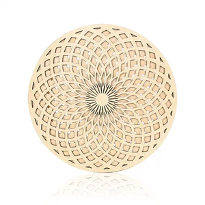 工場カスタム 木製レーザーカットサービス UV印刷付きレーザー彫刻 3D木製工芸品 - Product Image 3