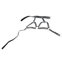 Harnais de poitrine SM avec pince pour les mamelons, collier de cou, pince pour les seins, dispositif de bondage pour jeux sexuels