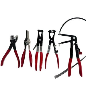 Juego de 5 alicates de sujeción de cables para reparación de automóviles, de acero con alto contenido de carbono, para mantenimiento de automóviles - Product Image 5