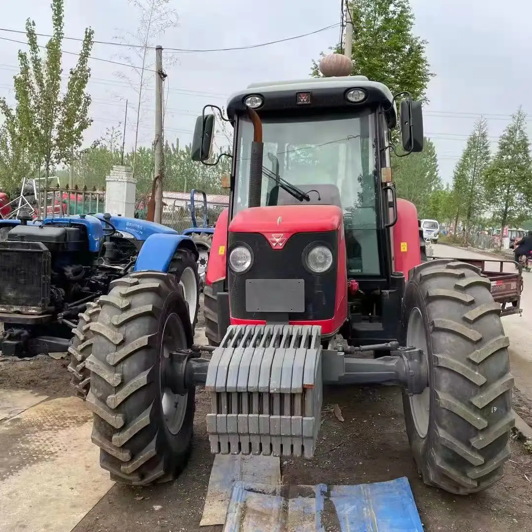 مستعملة/مستعملة/جديد جرار 4x4wd Massey Ferguson 120hp مع معدات للمزارع الآلات الزراعية البسيطة المدمجة rc new holland