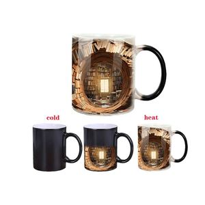 แก้วกาแฟสีขาวเรียบง่าย 11 ออนซ์ สำหรับพิมพ์ลายแบบซับลิเมชั่น โลโก้แบบกำหนดเอง พิมพ์ลายด้วยความร้อน - Product Image 2