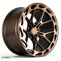 Jantes forgées concaves personnalisées en bronze à 5 branches, 16 17 18 19 20 21 22 pouces, 5x114.3 5x120 pour SUV BMW Prado Land Rover Defender