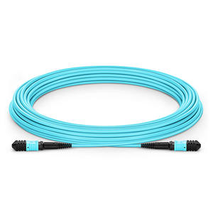 Softel Multi Mode <strong>4</strong> 6 Cores MPO OM3 <strong>Patch</strong> <strong>Cord</strong> mm Optical Fiber Cable Support OEM Customised - Product Image 2