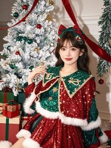 Bonito y <span class=keywords><strong>Sexy</strong></span> <span class=keywords><strong>disfraz</strong></span> <span class=keywords><strong>de</strong></span> Papá Noel, vestido <span class=keywords><strong>de</strong></span> terciopelo, conjuntos <span class=keywords><strong>de</strong></span> terciopelo <span class=keywords><strong>de</strong></span> fiesta alegre, <span class=keywords><strong>disfraz</strong></span> <span class=keywords><strong>de</strong></span> Navidad para fiesta <span class=keywords><strong>de</strong></span> Navidad, Cosplay - Product Image 4