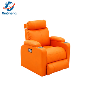 Chaise pivotante de coiffeur réglable électrique Confortable et simple Magasin de pédicure de salon de manucure Applicable Le cuir peut s'allonger à plat - Product Image 5