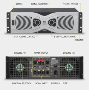 1800w 1500w 1350w OEM <span class=keywords><strong>2</strong></span> canali migliore potenza concerto audio amplificatore professionale per dj - Product Image 4