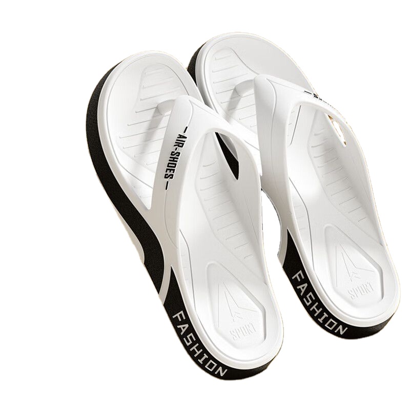 2025 New Summer Soft Soles Non-slip Clamp Foot Poop Feeling Leisure Sports Fashion Wear-resistant Herb-toe Beach Men's slippers