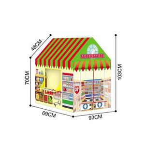 เต็นท์บ้านจำลองร้านค้าปลีกสำหรับเด็ก ของเล่นกีฬา ทำจากผ้า ใช้ได้ทั้งในบ้าน/นอกบ้าน สำหรับเด็กชายและเด็กหญิง - Product Image 2