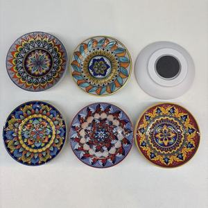 Sous-verres en céramique Trio Luxury Model TRIO, lot de sous-verres ronds en <span class=keywords><strong>ardoise</strong></span> naturelle pour bar, cuisine, maison, avec <span class=keywords><strong>aimant</strong></span> - Product Image 6