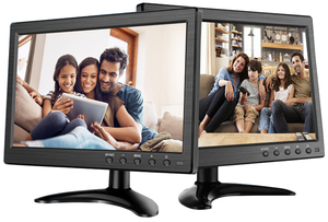 <strong>Wall</strong> <strong>Mount</strong> 10.1 Inch Widescreen TFT LED <strong>Monitor</strong> 10" Inch Small <strong>PC</strong> Computer Screen Desktop LED <strong>Monitor</strong> with VGA HD-MI USB BNC AV - Product Image 4