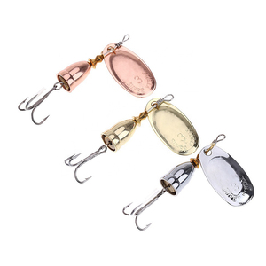 Hoogwaardige groothandel fabrikanten bionische lepel vis aas spinnerbait met drievoudige haken - Product Image 3